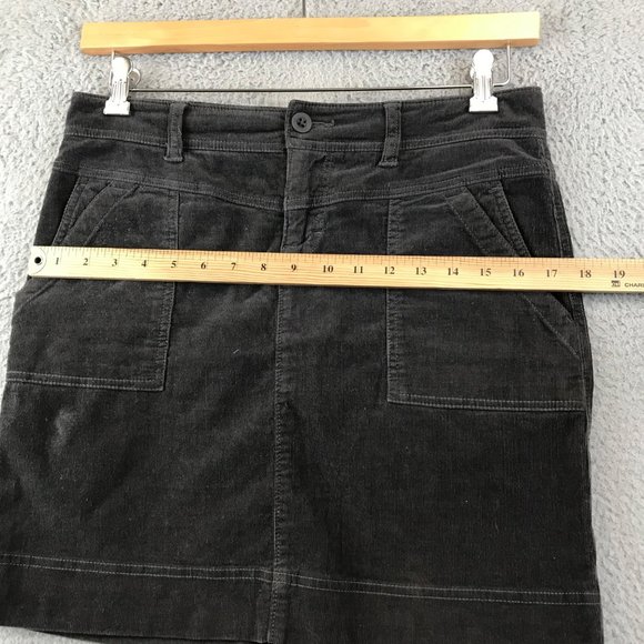 The North Face Skirt Gray Corduroy pencil size 4 - Picture 5 of 8